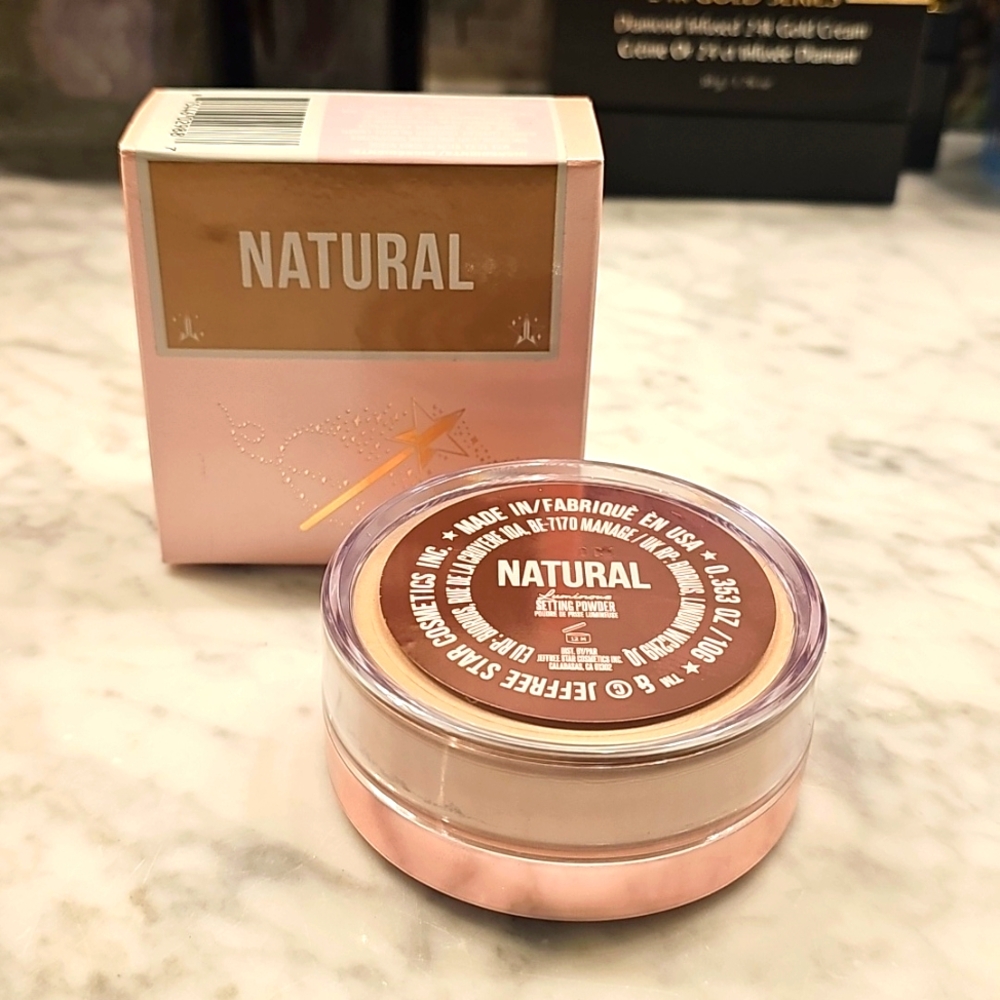 NiB Jeffrey Star set of 3. Lip Gloss, Lipstick, and Luminous Setting Powder - Picture 12 of 12